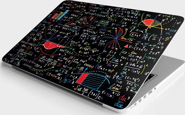 Laptop Sticker Bilgisayar Notebook Pc Kaplama Etiketi Formüller Matematik - Image 1