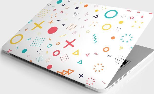 Laptop Sticker Bilgisayar Notebook Pc Kaplama Etiketi Geometrik Çizim - Image 1