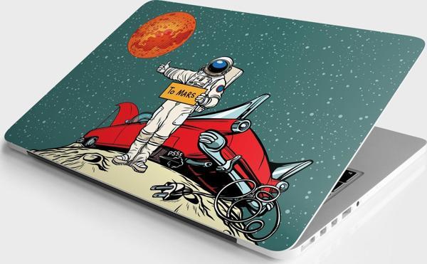 Laptop Sticker Bilgisayar Notebook Pc Kaplama Etiketi To Mars - Image 1