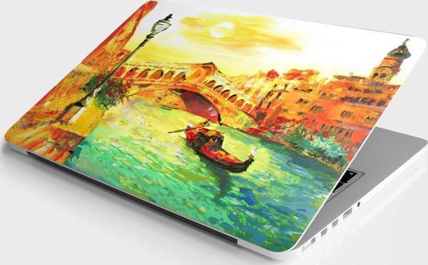Laptop Sticker Bilgisayar Notebook Pc Kaplama Etiketi Venedik Yağlıboya - Image 1