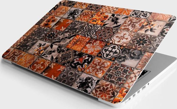 Laptop Sticker Bilgisayar Notebook Pc Kaplama Etiketi Vintage Seramik - Image 1