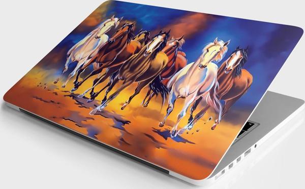 Laptop Sticker Bilgisayar Notebook Pc Kaplama Etiketi Yedi At - Image 1