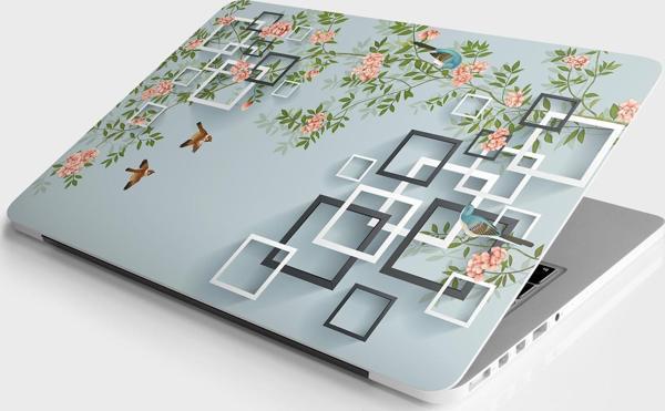 Laptop Sticker Bilgisayar Notebook Pc Kaplama Etiketi Kare Kuş - Image 1