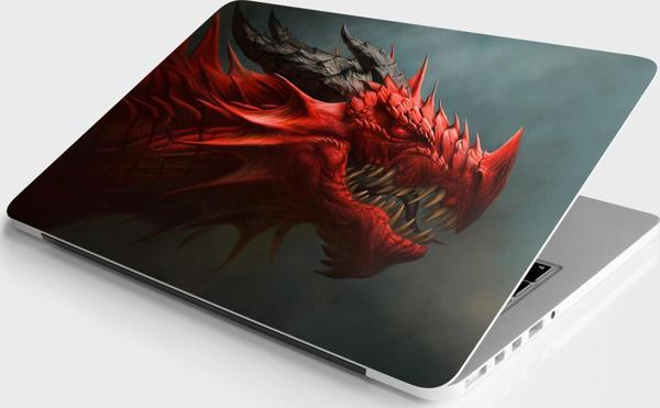 Laptop Sticker Bilgisayar Notebook Pc Kaplama Etiketi Kızıl Ejder - Image 1