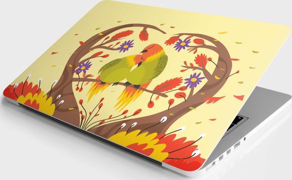 Laptop Sticker Bilgisayar Notebook Pc Kaplama Etiketi Love Birds - Image 1