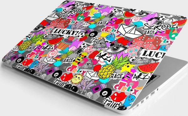 Laptop Sticker Bilgisayar Notebook Pc Kaplama Etiketi Lucy Race - Image 1