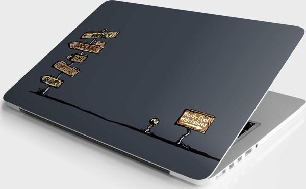 Laptop Sticker Bilgisayar Notebook Pc Kaplama Etiketi Money - Image 1