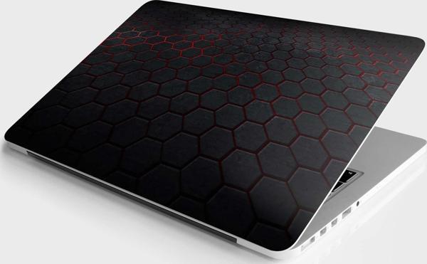Laptop Sticker Bilgisayar Notebook Pc Kaplama Etiketi 3d Altıgen Karbon - Image 1