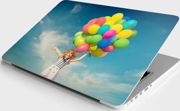 Laptop Sticker Bilgisayar Notebook Pc Kaplama Etiketi Mutlu Çocuk Balon - Image 1