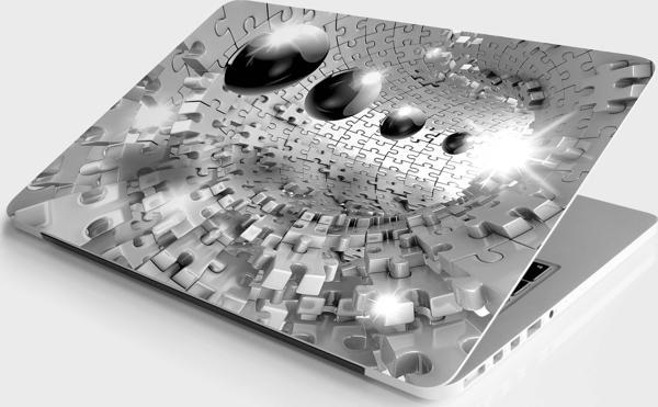 Laptop Sticker Bilgisayar Notebook Pc Kaplama Etiketi 3D Balls - Image 1