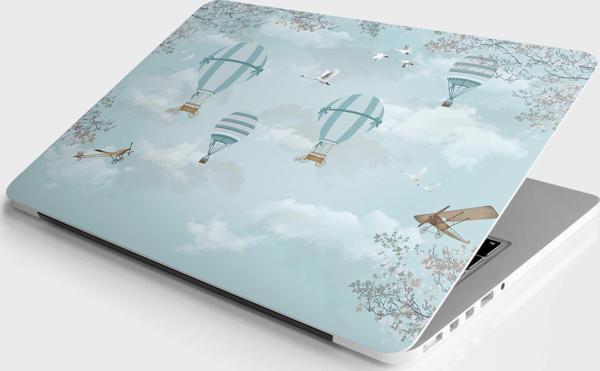 Laptop Sticker Bilgisayar Notebook Pc Kaplama Etiketi 3D Balon Kuşlar - Image 1