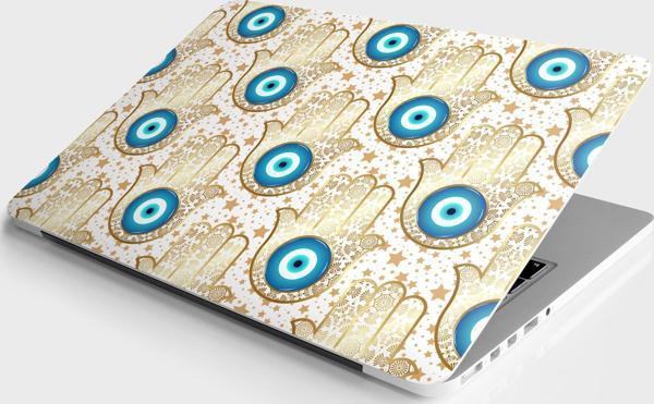 Laptop Sticker Bilgisayar Notebook Pc Kaplama Etiketi Nazar Boncuğu - Image 1