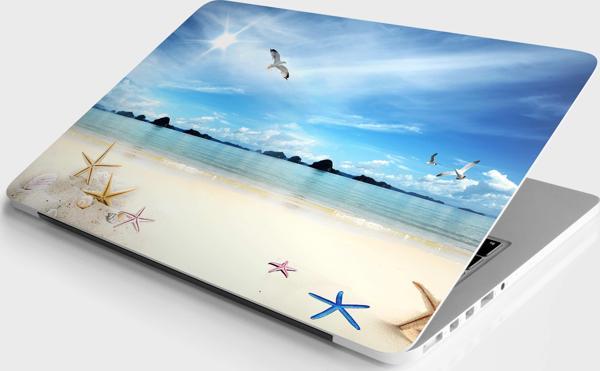 Laptop Sticker Bilgisayar Notebook Pc Kaplama Etiketi 3D Deniz Manzarası - Image 1