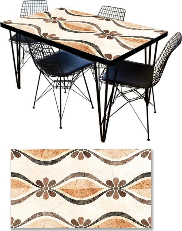 Masa Kaplama Folyosu Mobilya Masa Kaplama Folyoları Rustik Design - Image 1