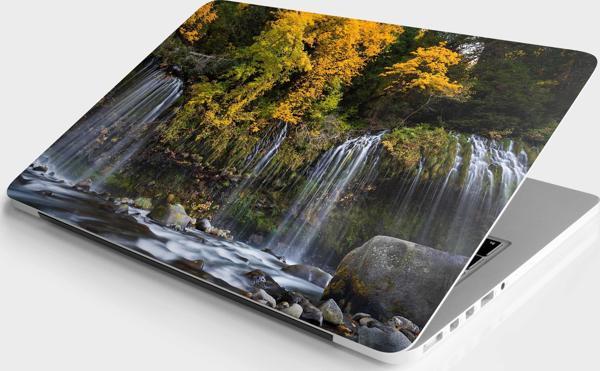 Laptop Sticker Bilgisayar Notebook Pc Kaplama Etiketi 3D Şelale - Image 1