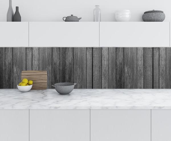 Mutfak Tezgah Arası Folyo Fayans Kaplama Folyosu Ahşap Doku Siyah 60x400 CM - Image 1