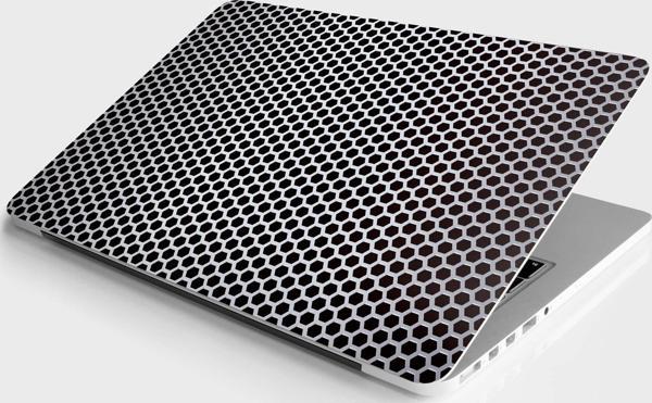 Laptop Sticker Bilgisayar Notebook Pc Kaplama Etiketi Altıgen Metal - Image 1