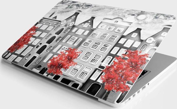 Laptop Sticker Bilgisayar Notebook Pc Kaplama Etiketi Amsterdam Yağlıboya - Image 1
