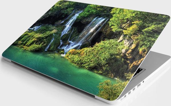 Laptop Sticker Bilgisayar Notebook Pc Kaplama Etiketi Şelale Ağaç - Image 1