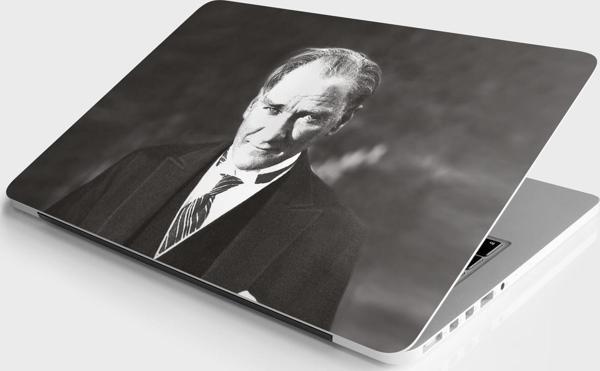Laptop Sticker Bilgisayar Notebook Pc Kaplama Etiketi Atatürk Bakış - Image 1