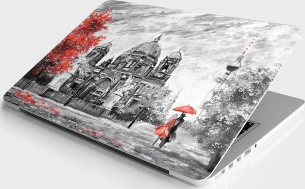 Laptop Sticker Bilgisayar Notebook Pc Kaplama Etiketi Berlin Yağlıboya - Image 1