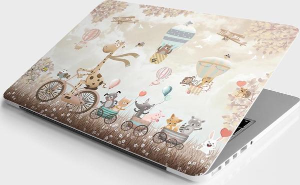Laptop Sticker Bilgisayar Notebook Pc Kaplama Etiketi Bisiklet Zürafa - Image 1