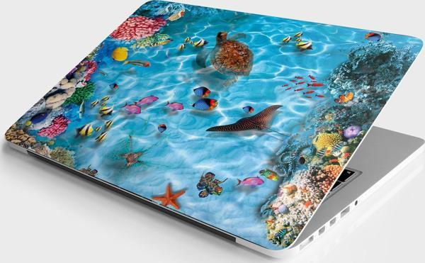 Laptop Sticker Bilgisayar Notebook Pc Kaplama Etiketi Sualtı Dünyası - Image 1