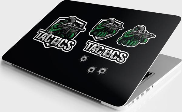 Laptop Sticker Bilgisayar Notebook Pc Kaplama Etiketi Tactics - Image 1