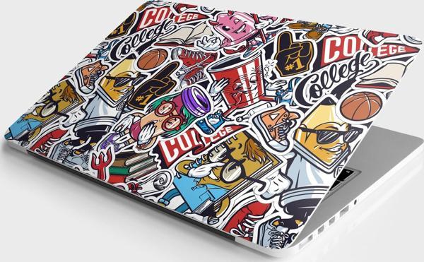 Laptop Sticker Bilgisayar Notebook Pc Kaplama Etiketi College - Image 1