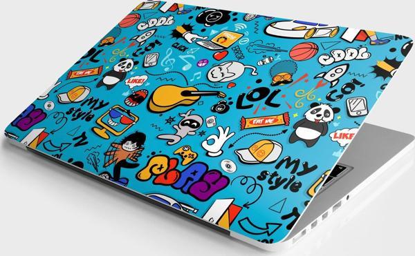 Laptop Sticker Bilgisayar Notebook Pc Kaplama Etiketi Cool Bomb - Image 1