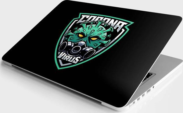 Laptop Sticker Bilgisayar Notebook Pc Kaplama Etiketi Coranavirüs - Image 1