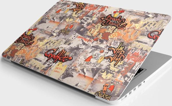 Laptop Sticker Bilgisayar Notebook Pc Kaplama Etiketi Crazy Graffiti - Image 1