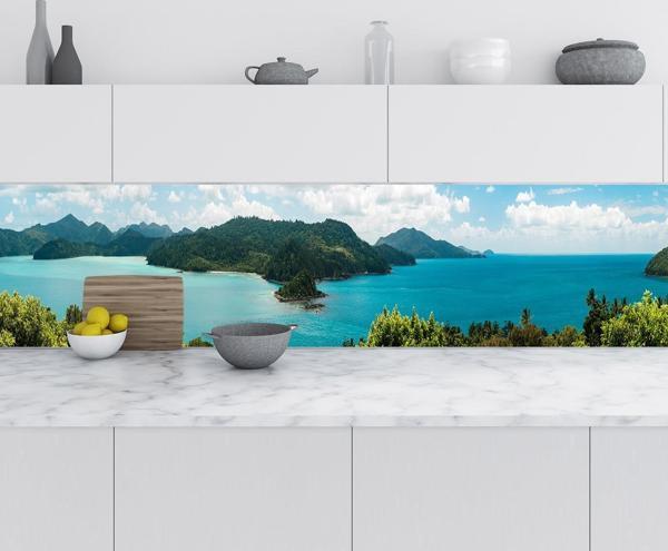 Mutfak Tezgah Arası Folyo Fayans Kaplama Folyosu Avustralya Manzara 60x200 CM - Image 1