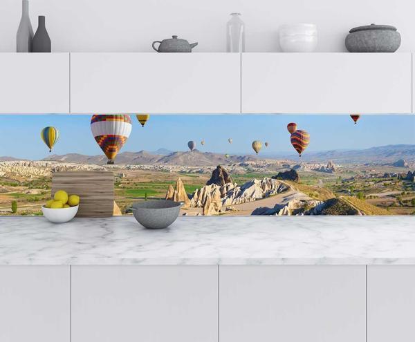 Mutfak Tezgah Arası Folyo Fayans Kaplama Folyosu Kapadokya 60x500 CM - Image 1