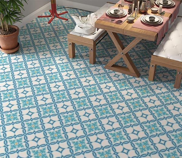 Yer Kaplama Zemin Kaplama Folyosu 65x130 cm Quatrefoil - Image 1
