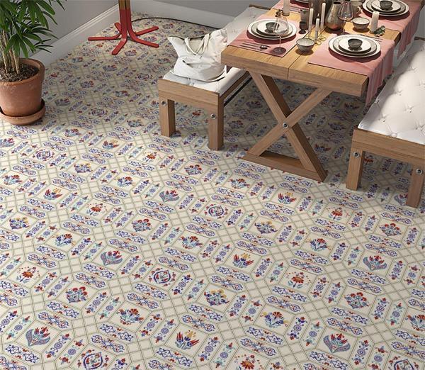 Yer Kaplama Zemin Kaplama Folyosu 65x130 cm Turk Patchwork - Image 1