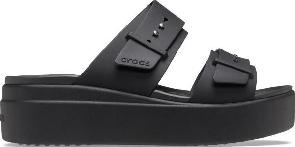 Crocs Brooklyn Strappy Low Wedge Kadın Sandalet Terlik 207431-001 - Image 1