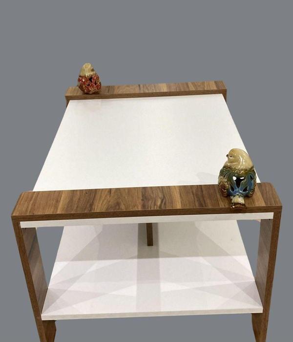 Bicabin Atina Dekoratif Orta Sehpa Garda Beyaz (Coffee Table) - Image 1
