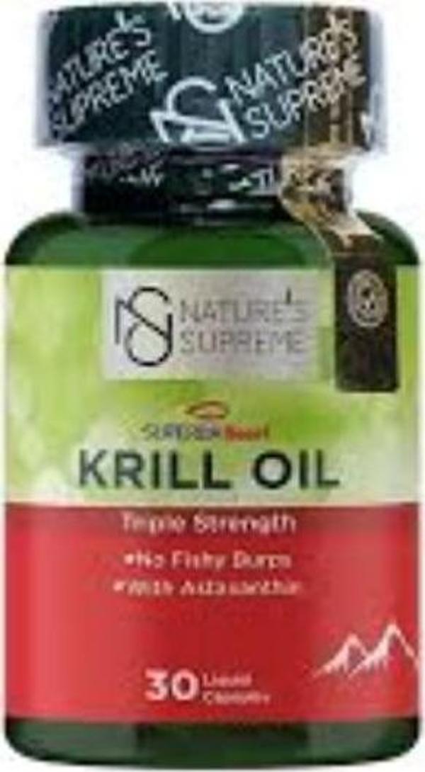 Nature's Supreme Krill Oil 30 Kapsül - Image 1
