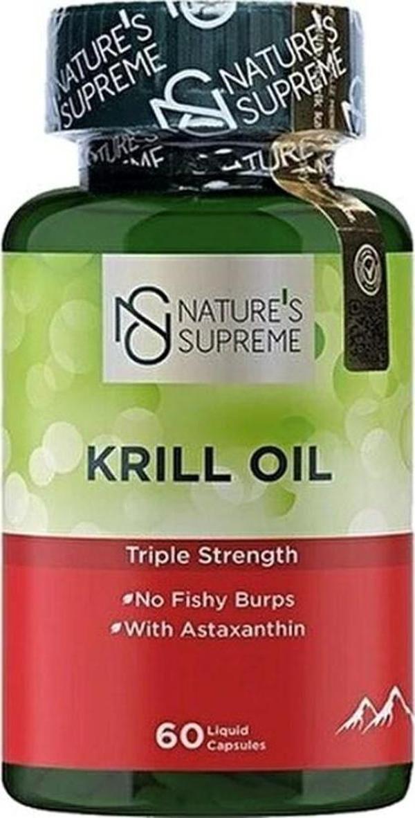Nature's Supreme Krill Oil 60 Kapsül - Image 1