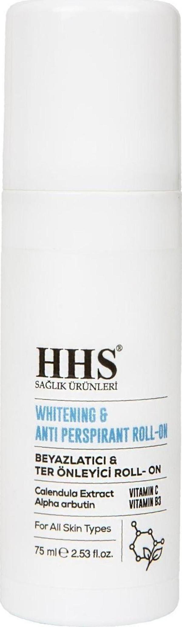 BİTKİSEL BEYAZLATICI VE TER ÖNLEYİCİ ROLL-ON WHITENING&ANTI PERSPIRANT ROLL-ON 75 ML ervabazaar - Image 1