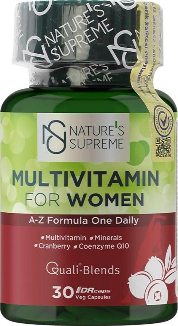 Nature's Supreme Multivitamin for Women 30 Kapsül - Image 1