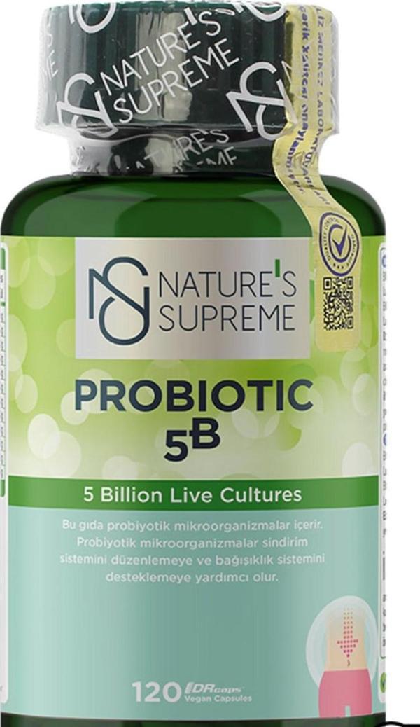 Nature's Supreme Probiotic 5B 120 Kapsül - Image 1