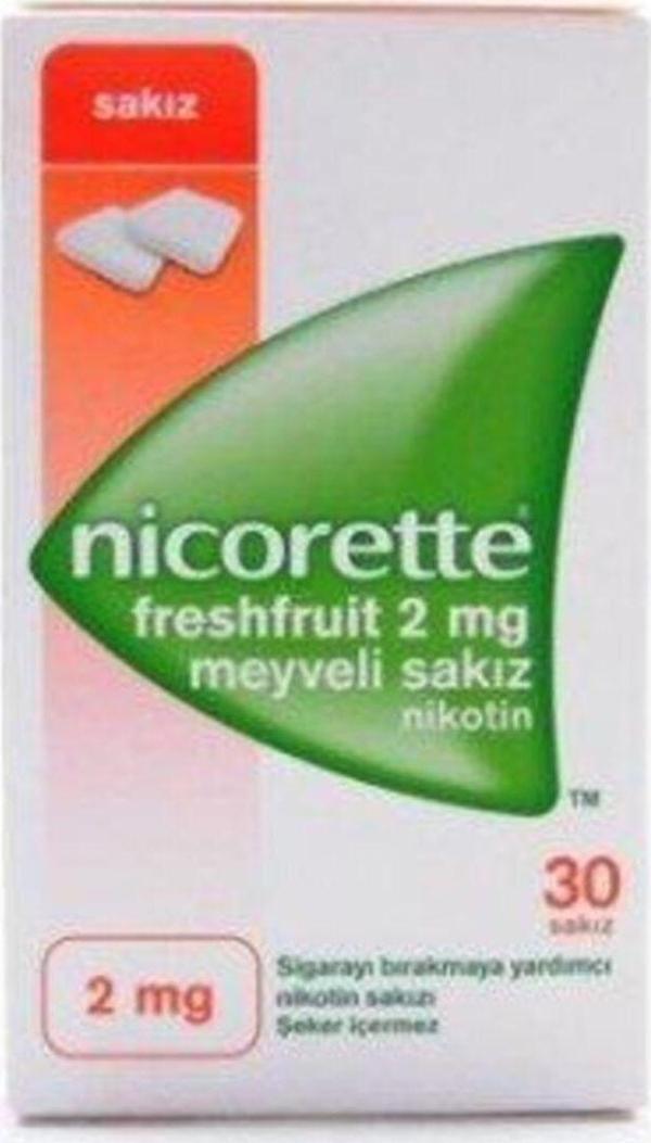 2 mg 30 lu Nikotin Sakızı Meyveli - Image 1