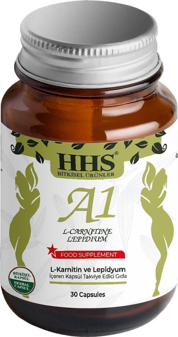 A1 L-carnitine Bitki Extratlı 30 Kapsül ( 1 ADET ) - Image 1