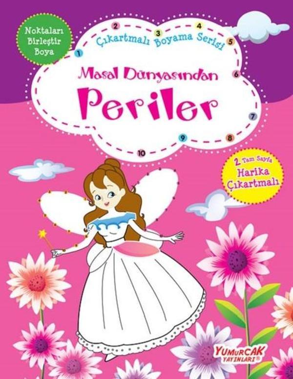 Periler-Çıkartmalı Boyama Serisi - Yumurcak Yayınları - Image 1