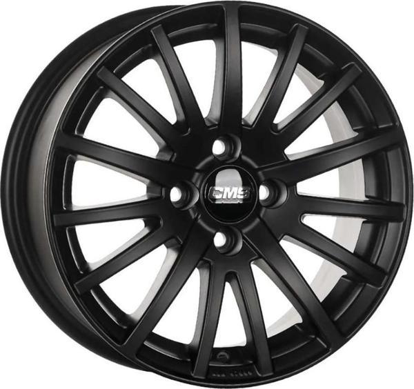 6.5*15-5*112 ET35 72.6 Matt Black Jant (4 Adet) - Image 1