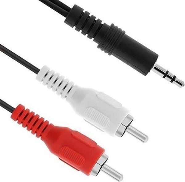 2 Rca Erkek - 3.5 Mm Stereo Erkek Kablo 1.5 Metre - Image 1