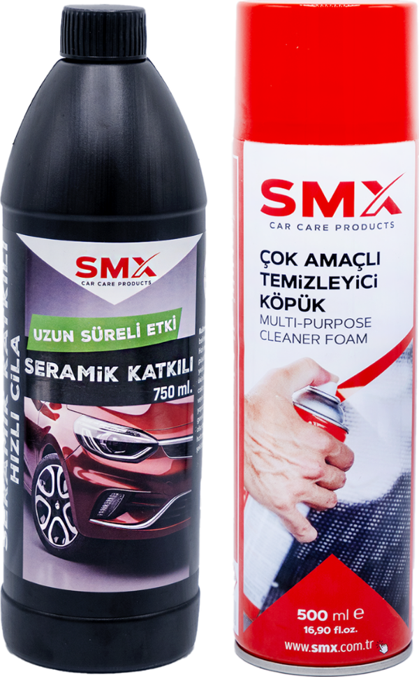 Çok Amaçlı Temizleyici Köpük + Seramik Katkılı Hızlı ve Pratik Cila - Image 1