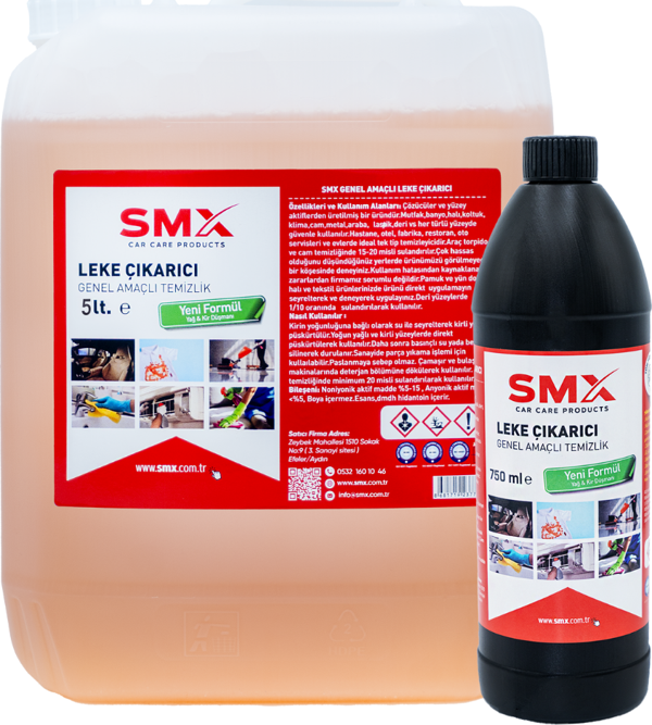 Leke Çıkarıcı /Genel Amaçlı Temizlik Ürünü 5 Lt. + Nano Temizleyici Genel Amaçlı Temizlik Ürünü 750ml - Image 1